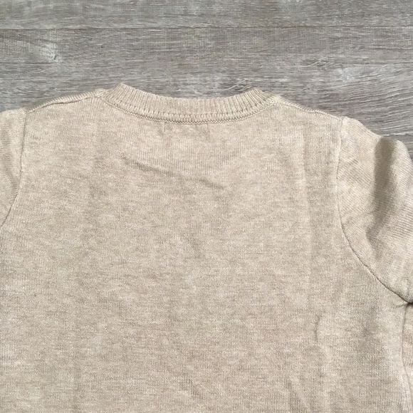 Pink Clover Cream Sweater with Button Accents - Picture 7 of 9